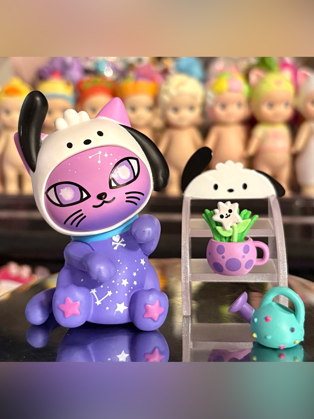 Tokidoki x Sanrio Pocchaco x Whiskers Galactic Cat Series Collectible Art Figure